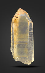 Iron Coated Quartz Crystals from Pakistan