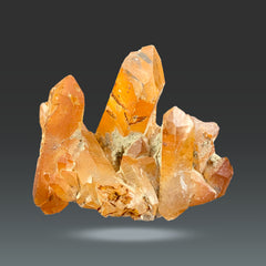Iron Coated Quartz Cluster from Pakistan