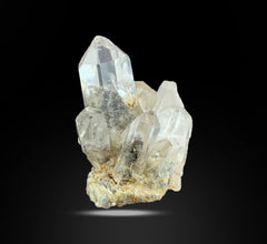 Laser Quartz Crystals on Matrix from Pakistan
