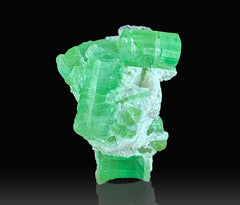 Green Tourmaline with Quartz Specimen Lot from Pakistan – 41 g | Lot of 11