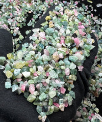 Pink & Green Tourmaline Crystals from Afghanistan – 410 g Mineral Lot