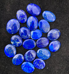 Lapis Lazuli Cabs from Afghanistan – 7 g Blue Cabochon Lot