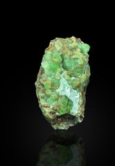 Peridot on Matrix Specimen Lot from Pakistan – 7 Pieces