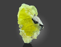 Yellow Brucite Crystals on Matrix from Baluchistan, Pakistan – 126 g | 9 Pieces
