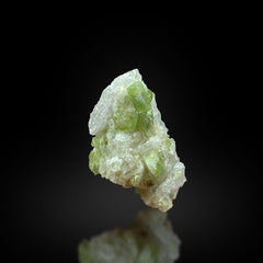 Green Tourmaline on Matrix with Quartz from Afghanistan – 63 g | 12 Pieces