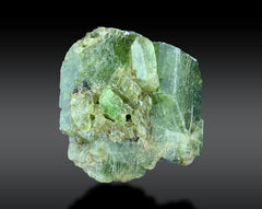 Mixed Mineral Specimen – Iron Coated Quartz, Calcite, Green Fluorite, Diopside & Sphene