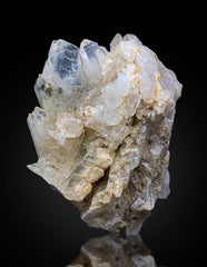 Lapis Lazuli Rough and Clear Quartz Cluster