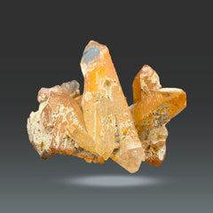 Iron Coated Quartz Cluster from Pakistan