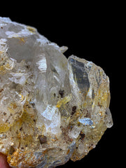Iron Coated Quartz Crystal Cluster from Pakistan
