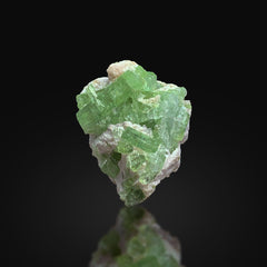 Green Tourmaline Crystals on Matrix from Afghanistan