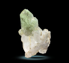 Iron Coated Quartz Lot with Chlorite Quartz Specimen from P