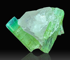 Green Tourmaline with Quartz Specimen Lot from Pakistan – 41 g | Lot of 11