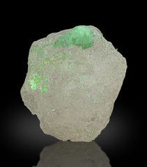 Morganite with Green Tourmaline from Afghanistan