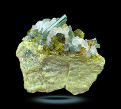 Vesuvianite, Epidote, Andradite Garnet and Biotite Mica Combination from Pakistan