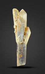 Iron Coated Quartz Crystals from Pakistan
