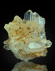 Lapis Lazuli Rough and Clear Quartz Cluster