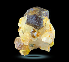 Green Tourmaline Specimen combined with Quartz from Afghanistan