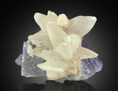 Natural Fluorite with Calcite Specimen from Baluchistan, Pakistan
