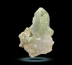 Iron Coated Quartz Lot with Chlorite Quartz Specimen from P