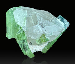 Green Tourmaline with Quartz Specimen Lot from Pakistan – 41 g | Lot of 11