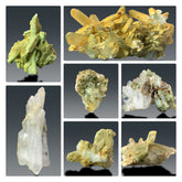 Chlorine Quartz Specimen Lot from Pakistan – 7 Pieces