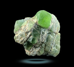 Peridot Crystals on Matrix Lot from Mansehra, Pakistan