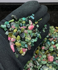 Multi-Color Tourmaline Rough from Afghanistan – 348 g Crystal Lot