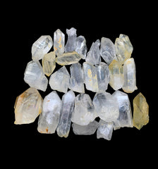 Clear Iron Coated Quartz Crystals Lot from Pakistan