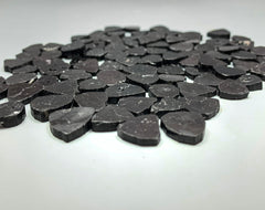 Black Tourmaline Slice Polished Stone from Afghanistan