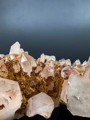 Iron Coated Quartz Cluster from Pakistan