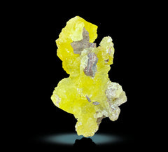 Yellow Brucite Crystal Specimens from Baluchistan, Pakistan