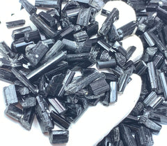 Black Tourmaline Crystals from Pakistan – 324 g Mineral Lot