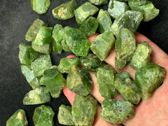 Diopside Rough Crystals from Afghanistan