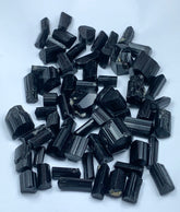 Black Tourmaline Crystals from Pakistan – 170g Mineral Lot