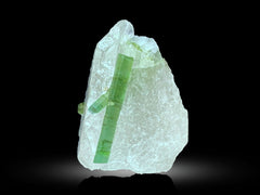 Green Tourmaline with Quartz Lot from Afghanistan – 100 g | Lot of 9