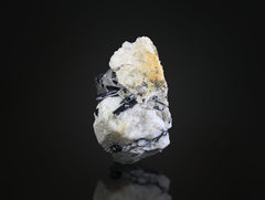 Schorl Tourmaline combined with Quartz on Feldspar Matrix from Skardu