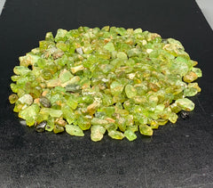 Peridot Rough Faceting Grade Lot from Mansehra, Pakistan – 258 g