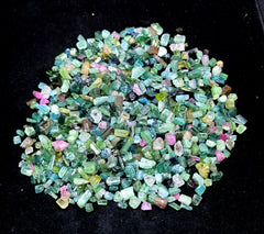 Mixed Color Tourmaline Crystals from Afghanistan – 130 g Mineral Lot