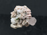 Green Tourmaline with Quartz and Lepidolite Mica from Afghanistan – 74 g