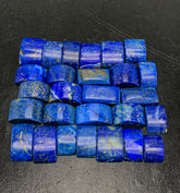 Polished Lapis Lazuli Beads Lot from Afghanistan – 59 g