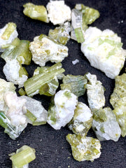Green Tourmaline Crystals on Matrix from Afghanistan | 26 g
