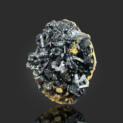 Natural Schorl Tourmaline Cluster on Matrix from Skardu, Pakistan