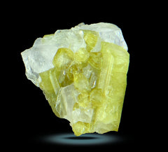 Green Tourmaline Specimen combined with Quartz from Afghanistan