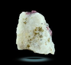 Ruby Crystals with Pyrite and Mica on Matrix from Afghanistan