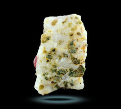 Ruby Crystals with Pyrite and Mica on Matrix from Afghanistan