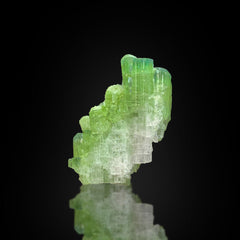Green Tourmaline with Quartz Specimen Lot from Afghanistan – 42 g | 13 Pieces