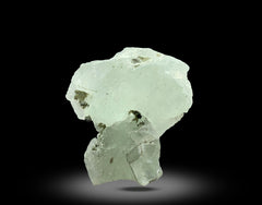 Etched Green Fluorite Crystals with Schorl Lot from Skardu