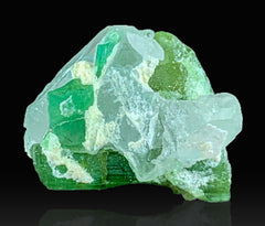 Green Tourmaline with Quartz Specimen Lot from Pakistan – 41 g | Lot of 11