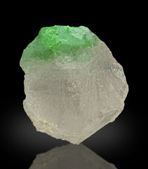 Morganite with Green Tourmaline from Afghanistan