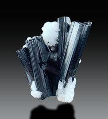 Black Tourmaline Specimen Lot from Pakistan – 17 Pieces